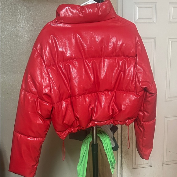 Love Tree Red Puffer Jacket - Picture 5 of 5